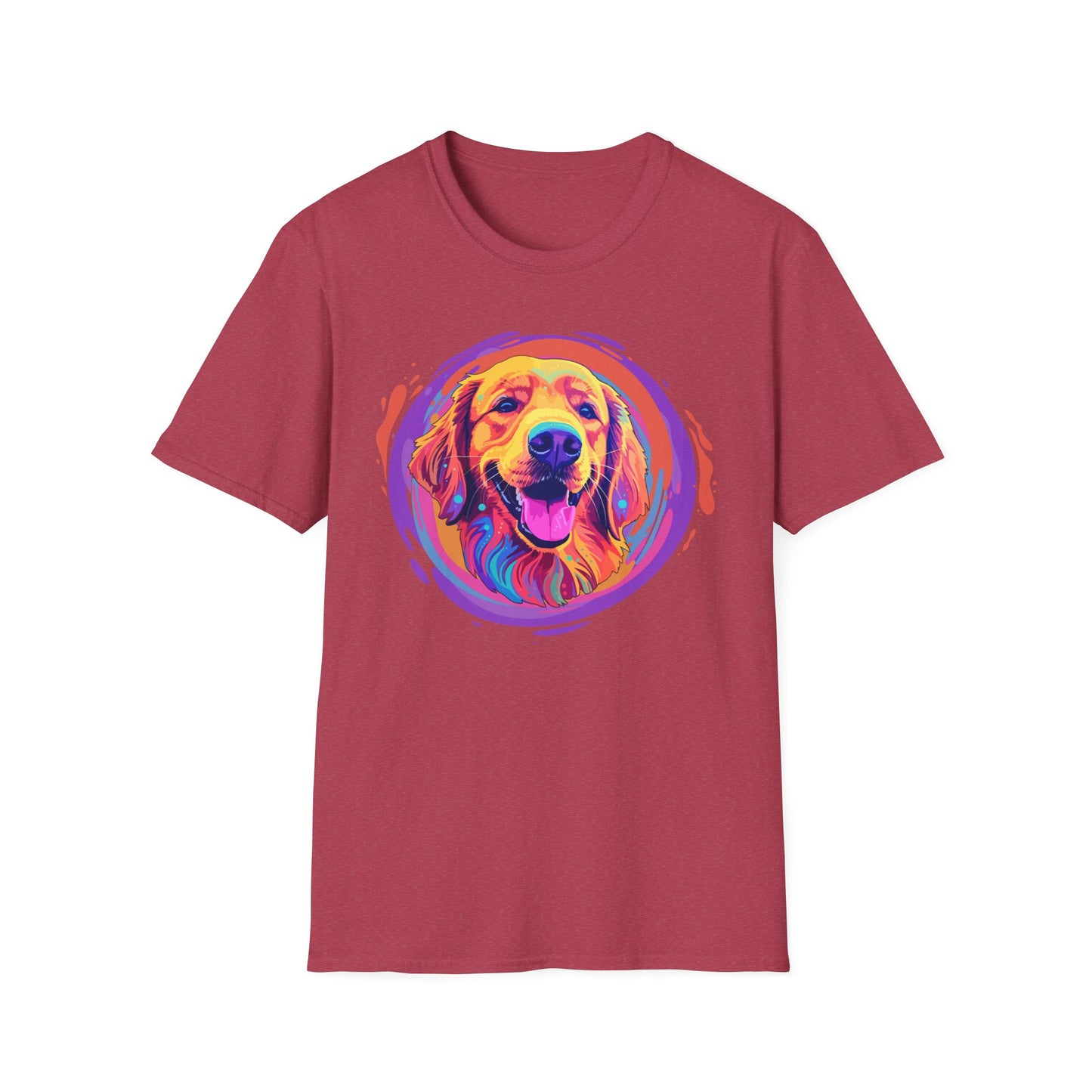 Golder Retriever Colorful