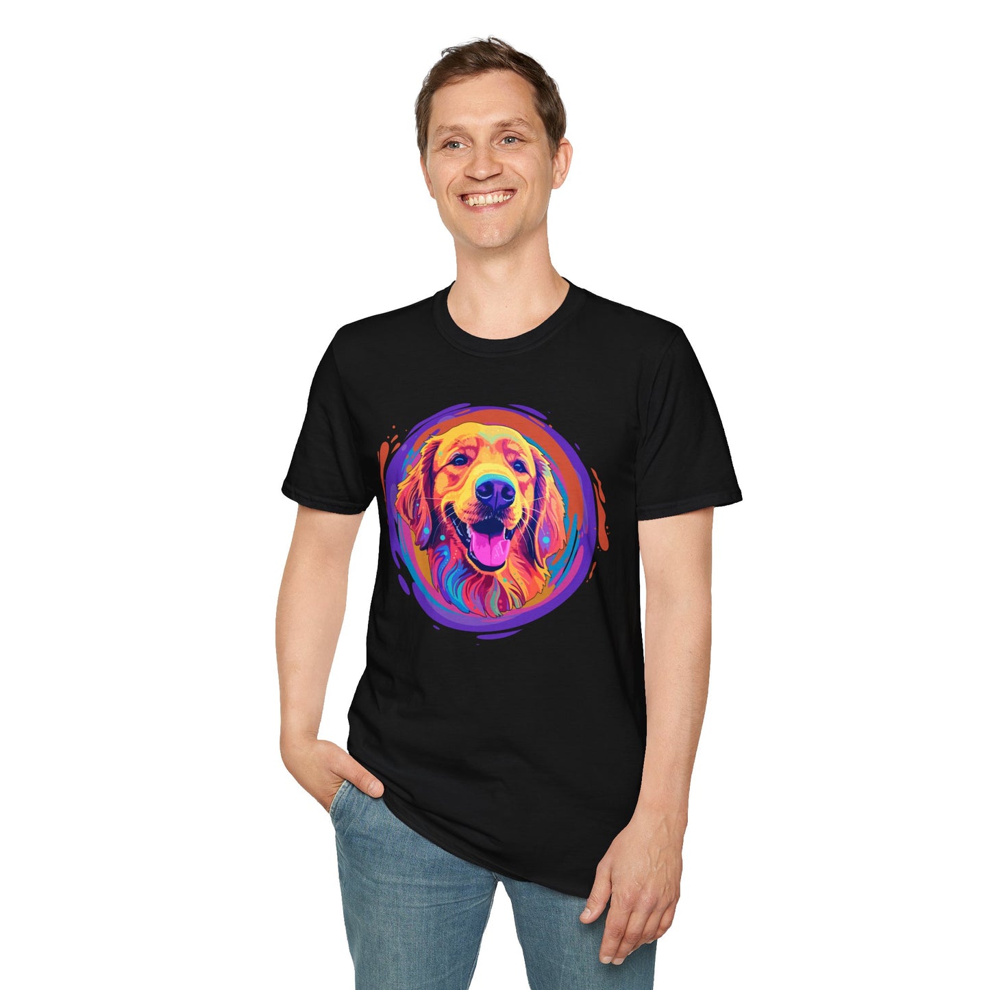 Golder Retriever Colorful