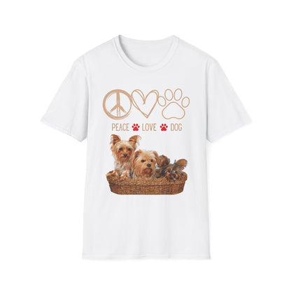 Yorkshire Terrier Peace Love Dog