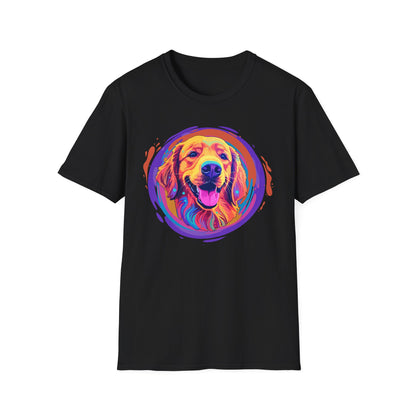 Golder Retriever Colorful